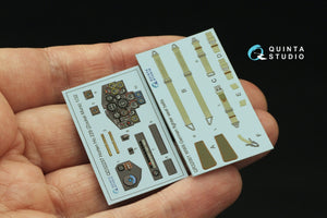 Quinta Studio QD32237 Horten Ho 229 Intérieur coloré imprimé en 3D sur papier décalcomanie (Zoukei Mura) 1/32  – image 9