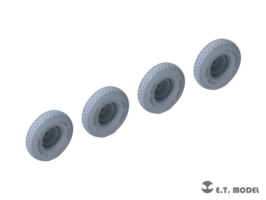 ET Model P35-108 WWII German Sd.Kfz.234 Large Diameter Weighted Wheels Type.8 1/35 – image 3