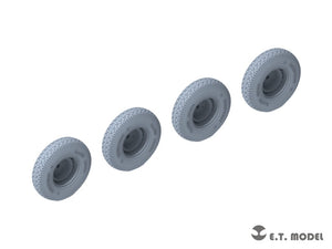 ET Model P35-108 WWII German Sd.Kfz.234 Large Diameter Weighted Wheels Type.8 1/35 – image 3
