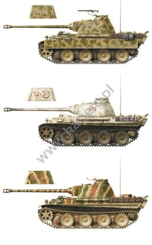 Kagero 15031 Pz.Kpfw. V Panther In Attack &amp;amp; Defence (kalkomania) PL/EN – imagen 7