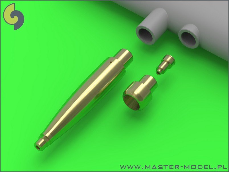 Master AM-32-082 Spitfire Mk.IXe/XVIe version tardive - mantelet à canon arrondi pour canons Hispano de 20 mm et mitrailleuse Browning de calibre .50 dans le mantelet (pour modèle Tamiya) – image 3