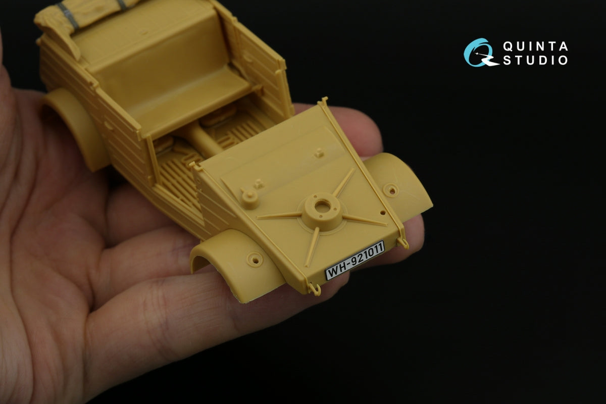 Quinta Studio QD35143 Kubelwagen Type 82 3D-Printed &amp;amp; coloured Interior on decal paper (Hero) 1/35 – imagen 6