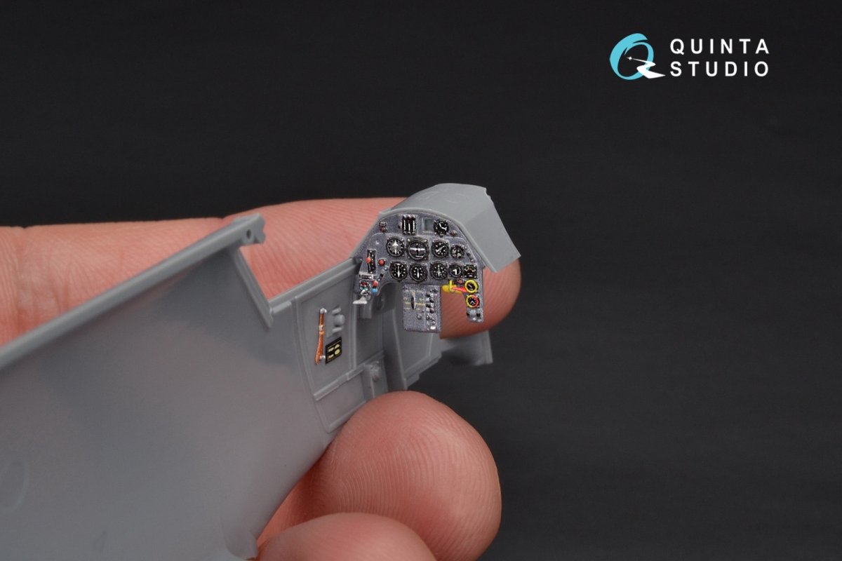 Quinta Studio QD48104 Bf 109G-6 3D-Printed &amp;amp; coloured Interior on decal paper (for Zvezda kit) 1/48 – Bild 6