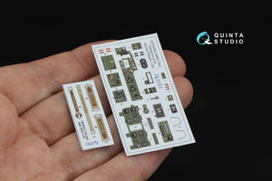 Quinta Studio QD35084 A6M2 Zero (Nakajima Prod.) 3D-Printed &amp;amp; coloured Interior on decal paper (Border Model) 1/35 – Bild 2