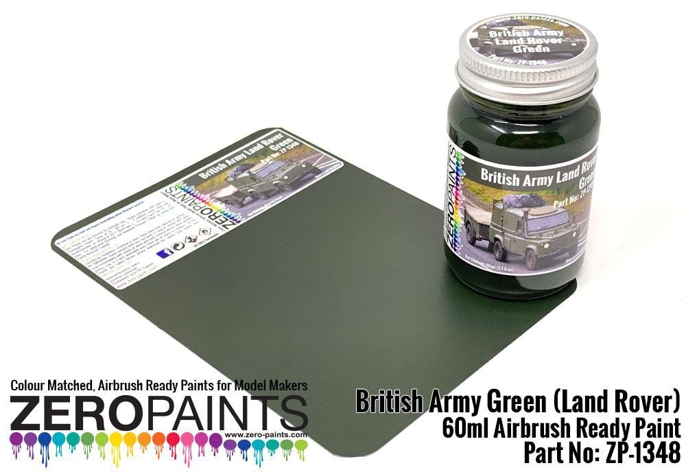 Zero Paints ZP-1348 British Army Green (Land Rovers) Paint 60ml – Bild 2