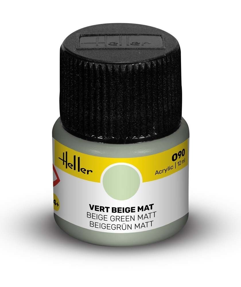 Heller 9090 090 Beige Vert - Mat 12ml
