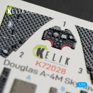 KELIK K72028 A-4M « SKYHAWK » DÉCALCOMANIES 3D INTÉRIEURES POUR MAQUETTE FUJIMI/HOBBY 2000 AU 1/72 – image 2
