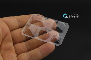 Quinta Studio QC72046 Uh-1B vacuumed clear canopy (Italeri) 1/72 – immagine 5