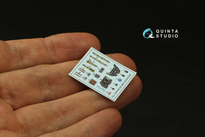 Quinta Studio QD72102 BF 109F-2/4 3D-Printed &amp;amp; coloured Interior on decal paper (Eduard) 1/72 – Bild 5