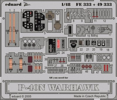 Eduard FE333 P-40N 1/48 Hasegawa
