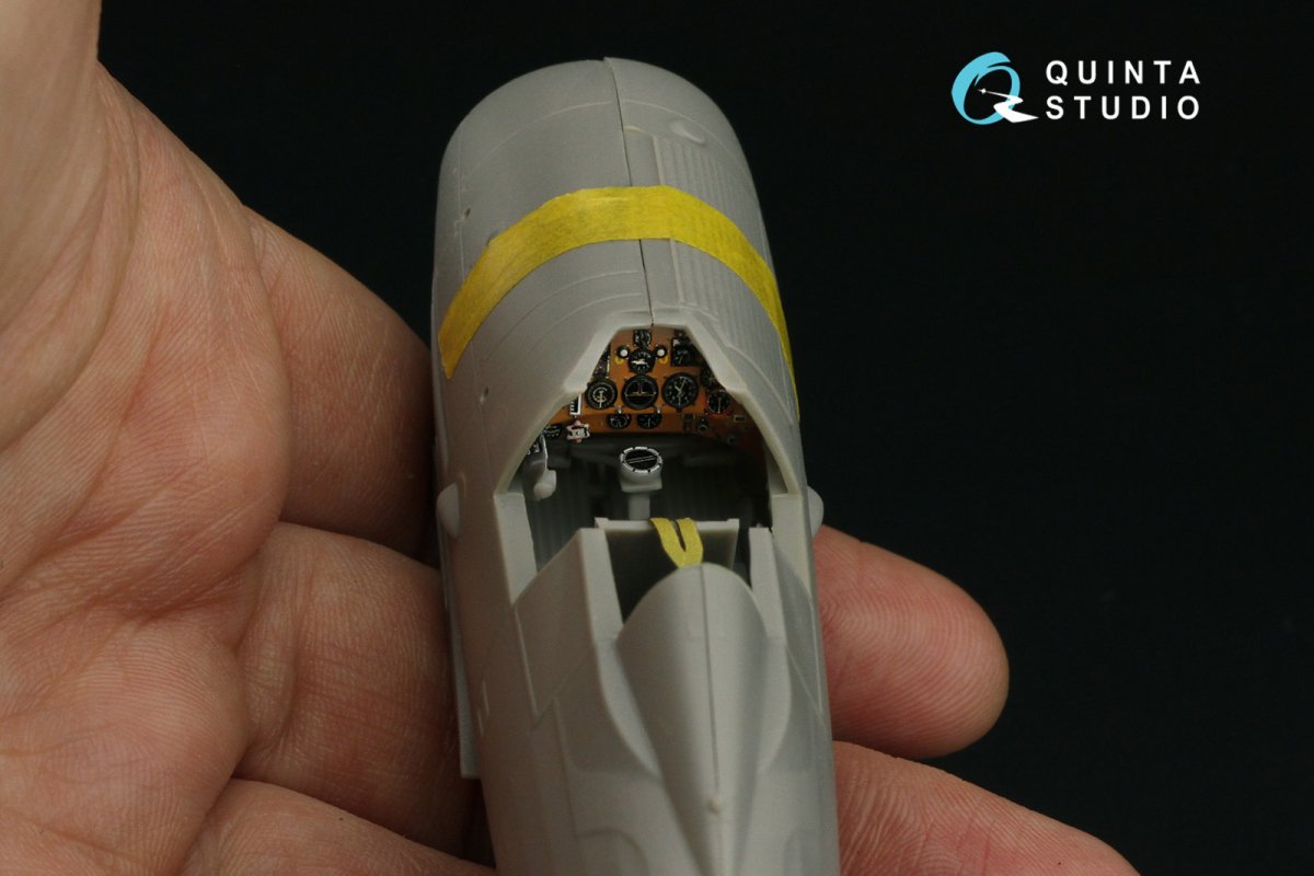 Quinta Studio QD48297 Gloster Gladiator MKI 3D-Printed &amp;amp; coloured Interior on decal paper (Roden) 1/48 – immagine 9