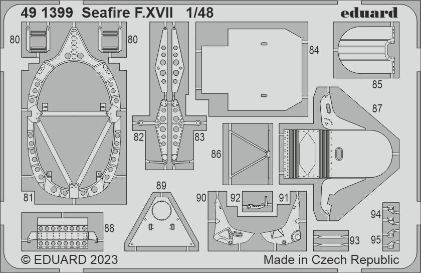 Eduard 491399 Seafire F. XVII Airfix 1/48 – Bild 2