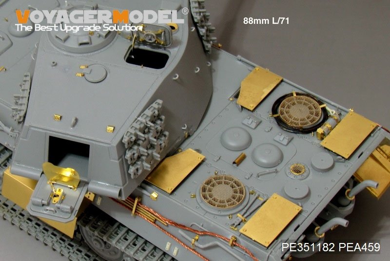Voyager Model PE351182 WWII German King Tiger (Hensehel Turret)（For DRAGON/ZVEZDA kit） 1/35 – immagine 15