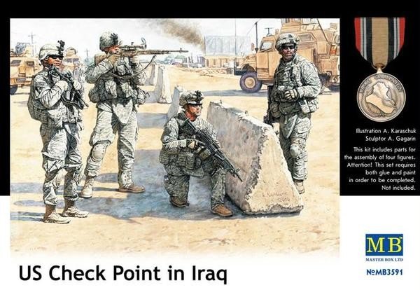 Master Box 3591 US Check Point (Iraq 2003) 1/35
