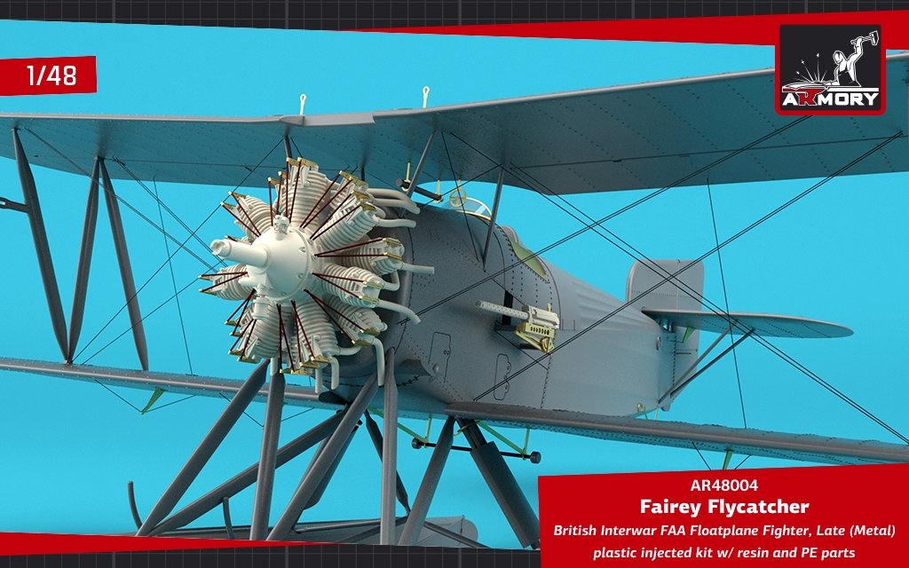 Armory Models 48004 Fairey Flycatcher British Interwar FAA Floatplane Fighter, Late (Metal) 1/48 – image 26