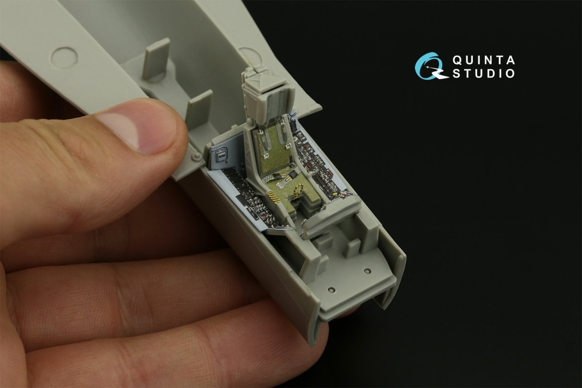 Quinta Studio QD48277 F/A-18А 3D-Printed &amp;amp; coloured Interior on decal paper (HobbyBoss) 1/48 – immagine 9