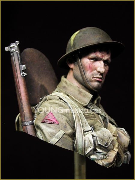 Young Miniatures YM1837 British Infantryman Somme 1916 1/10 – imagen 2