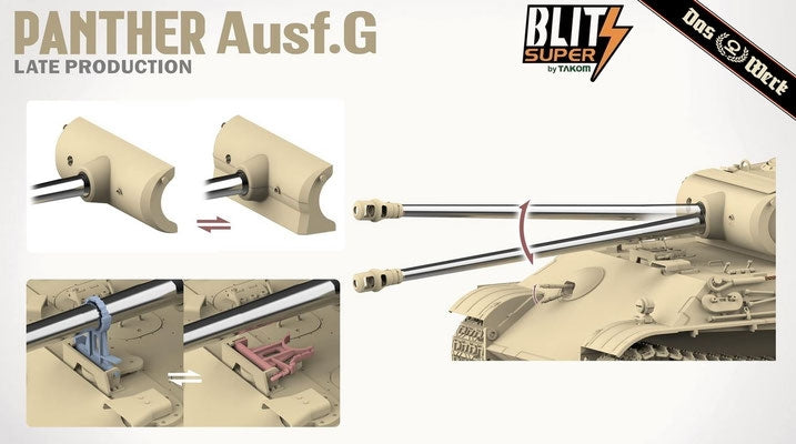 Das Werk DW35041 Panther Ausf.G Late Production SUPER BLITZ 1/35 – immagine 9