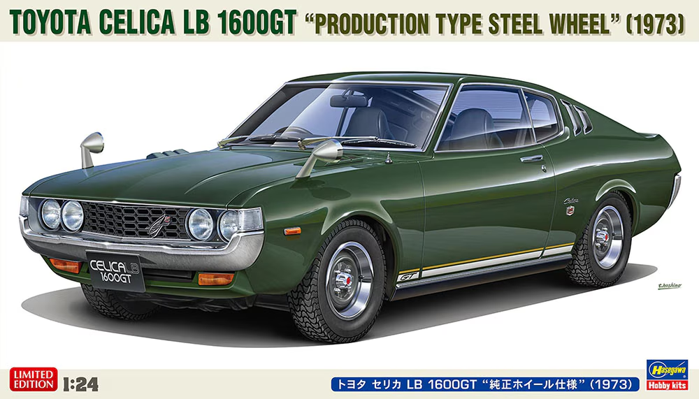 Hasegawa 20720 Toyota Celica LB 1600GT &amp;quot;Production Type Steel Wheel&amp;quot; (1973) 1/24