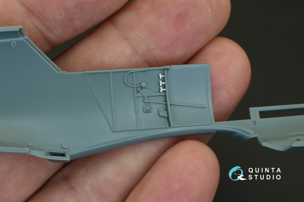 Quinta Studio QD48087 Bf 109E-4/E-7 3D-Printed &amp;amp; coloured Interior on decal paper (for Eduard kit) 1/48 – zdjęcie 9