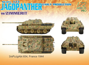 Dragon 7241 Sd.Kfz. 173 JAGDPANT. E.PROD.w/ZIMMERIT 1/72 – Bild 3