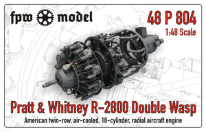 Maquette FPW 48P804 Pratt &amp;amp; Whitney R-2800 Double Wasp (Complète) 1/48