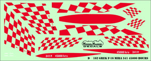 ModelMaker Decals D48162 Greek F-16 341 Mira 45000 Hours 1/48 – zdjęcie 2