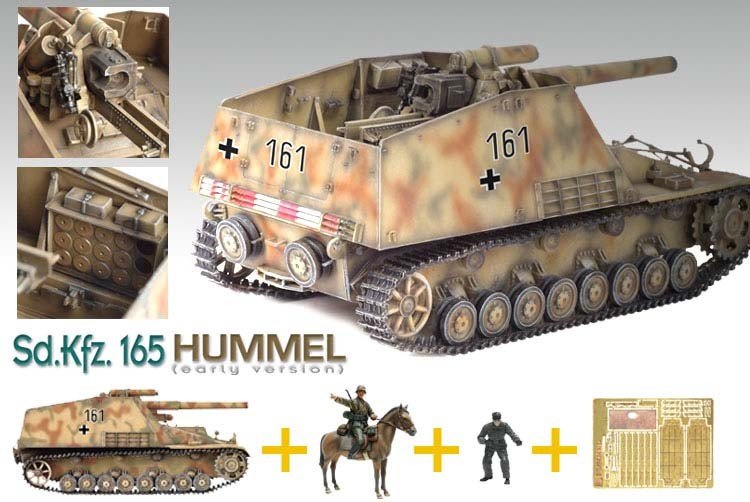 Dragon 6204 Sd.Kfz. 164 Hummel (Early Version) 1/35 – zdjęcie 3