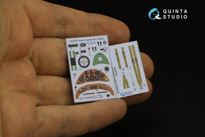 Quinta Studio QD48297 Gloster Gladiator MKI 3D-Printed &amp;amp; coloured Interior on decal paper (Roden) 1/48 – immagine 5