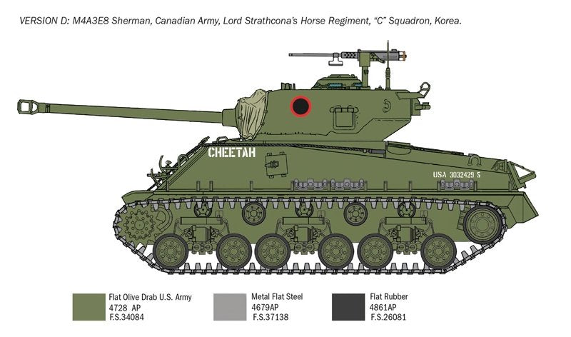 Italeri 6586 Sherman M4A3E8 - Korean War 1/35 – Bild 7