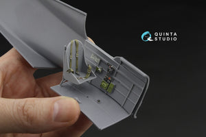 Quinta Studio QD32255 Curtiss H-75 Hawk 3D-Printed &amp;amp; colored Interior on decal paper (Special Hobby) 1/32 – image 5