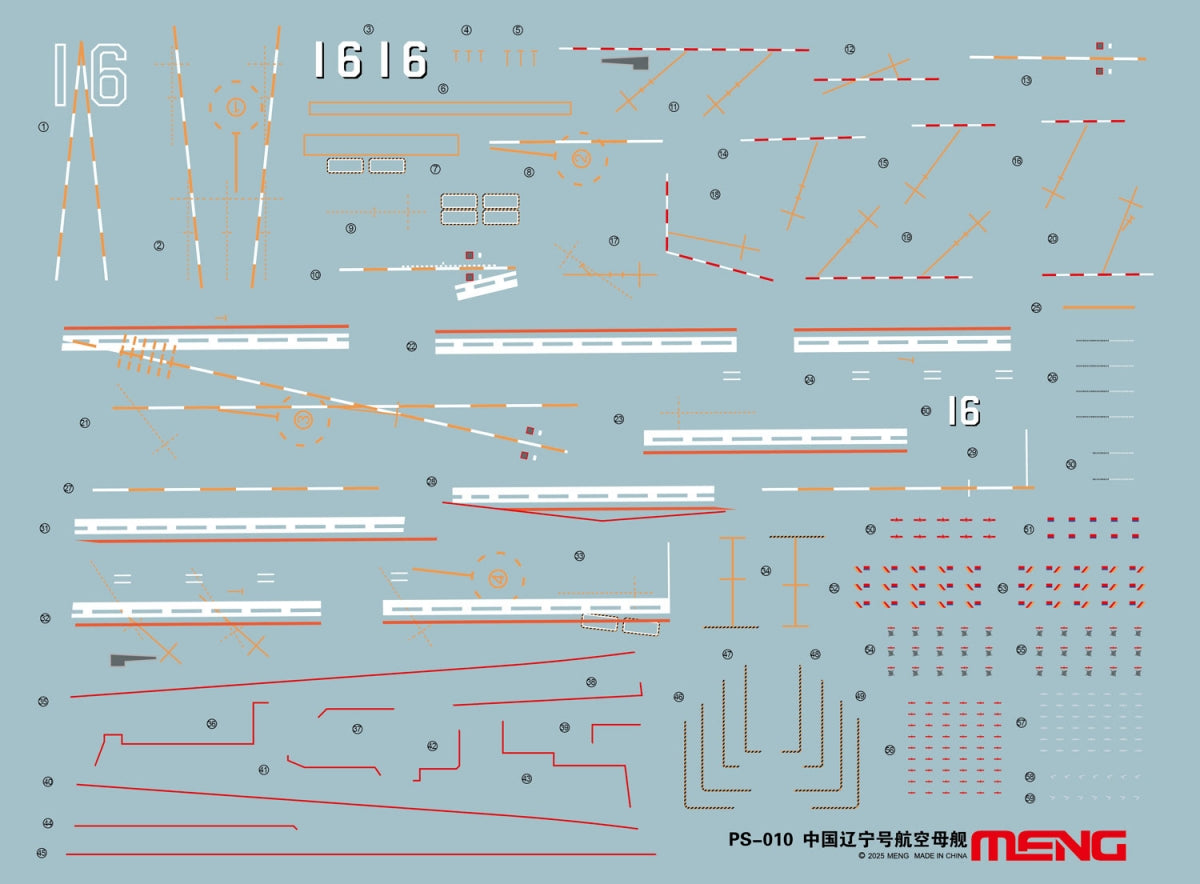 Meng Model PS-010 Aircraft Liaoning 1/700 – imagen 3