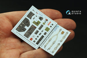 Quinta Studio QD32214 P-40M WarHawk 3D-Printed coloured Interior on decal paper (Trumpeter) 1/32 – zdjęcie 3