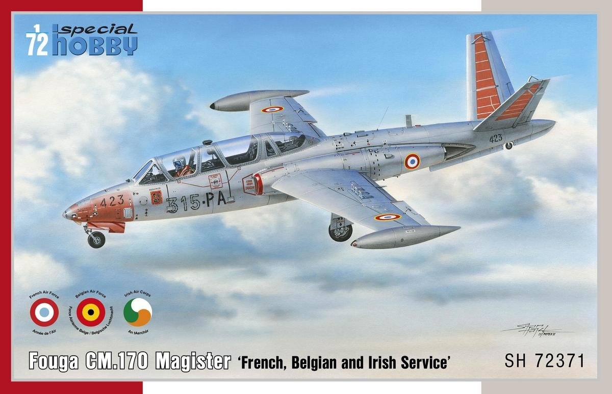 Special Hobby 72371 Fouga CM.170 Magister « Service français, belge et irlandais » 1/72