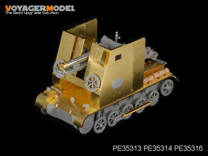Voyager Model PE35313 WWII German 150mm s.IG.33(Sf) auf Pz.Kpfw.I Ausf.B Basic For DRAGON 6259 1/35 – zdjęcie 2