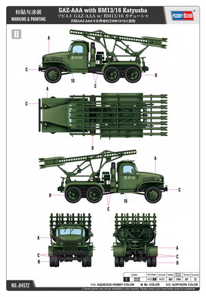 Hobby Boss 84572 GAZ-AAA avec BM13/16 Katyusha 1/35 – image 12