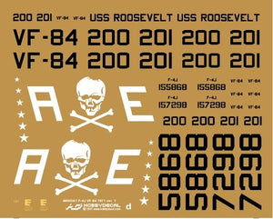 HobbyDecal AL48003V1 F-4J VF-84 Jolly Rogers Late 1971 1/48 – imagen 5