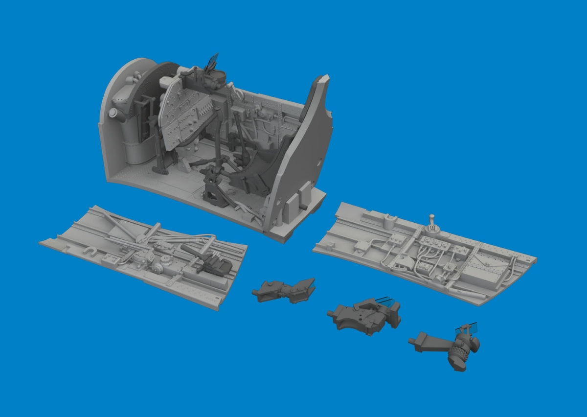 Eduard 6481124 P-40E cockpit w/ late seat PRINT EDUARD 1/48 – imagen 2