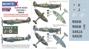 Montex K48307 SPITFRE I 1/48