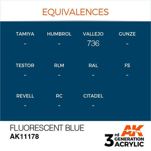 AK Interactive AK11178 BLEU FLUORESCENT – STANDARD 17 ml – image 3