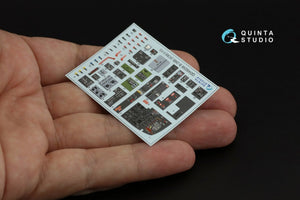 Intérieur imprimé en 3D et coloré sur papier décalcomanie Quinta Studio QD48258 A(B)-26B (ICM) 1/48 – image 5