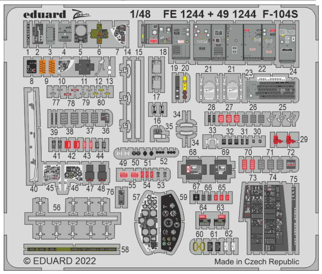 Eduard 491244 F-104S KINETIC 1/48 – immagine 2