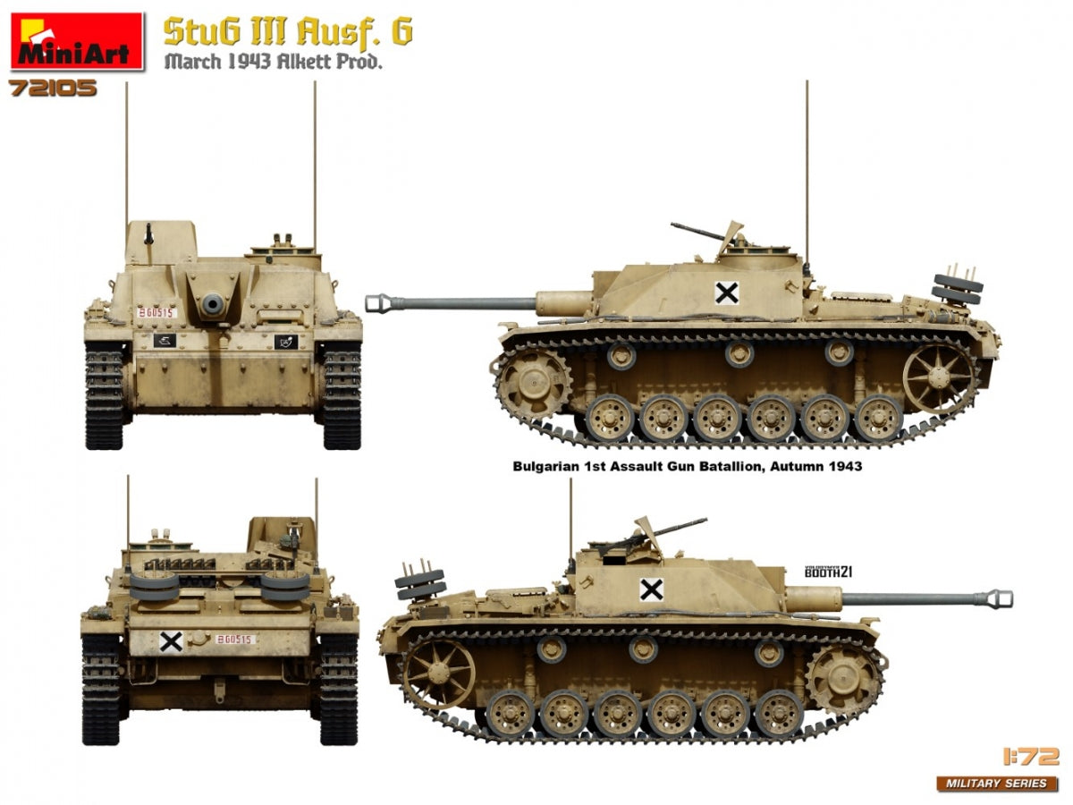 MiniArt 72105 StuG III Ausf. G March 1943 Prod. 1/72 – Bild 17