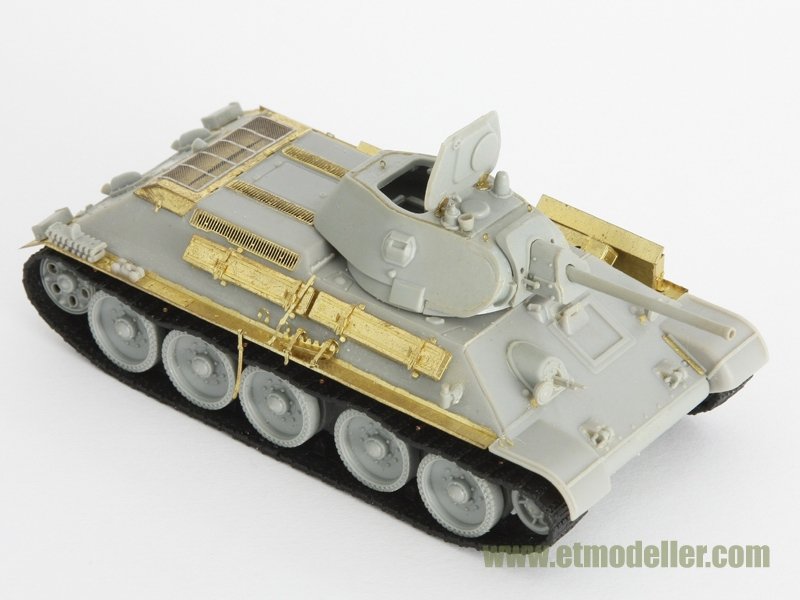 E.T. Model E72-005 WWII Soviet T-34/76 Mod.1941 For DRAGON Kit 1/72 – immagine 6