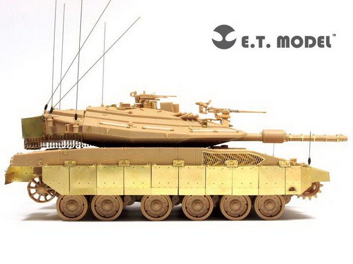 E.T. Model E35-098 Israel Merkava Mk.IV Tank LIC Side Skirts (For ACADEMY 13227) 1/35 – immagine 2