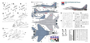 Hobby 2000 48023 MiG-29 Polish Air Force ( ACADEMY + CARTOGRAF + MASK ) 1/48 – Bild 2