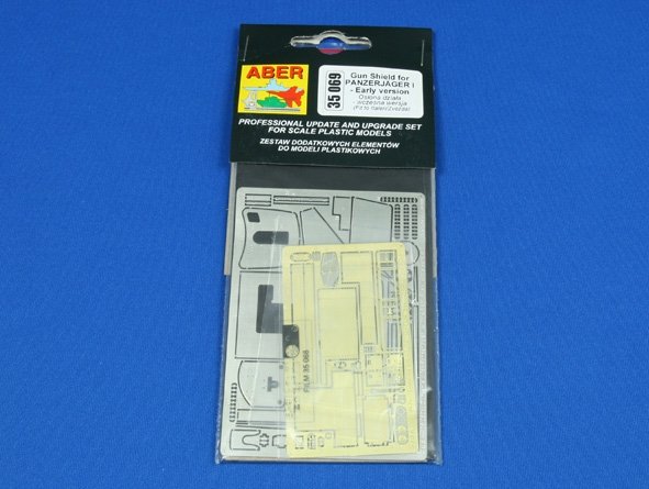 Aber 35069 Panzerjager I (osłony - wczesne) (ITA,ZVE) 1/35 – immagine 3