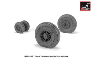 Armory Models AW48326 F-14A/B Tomcat early type wheels w/ weighted tires 1/48 – Bild 2