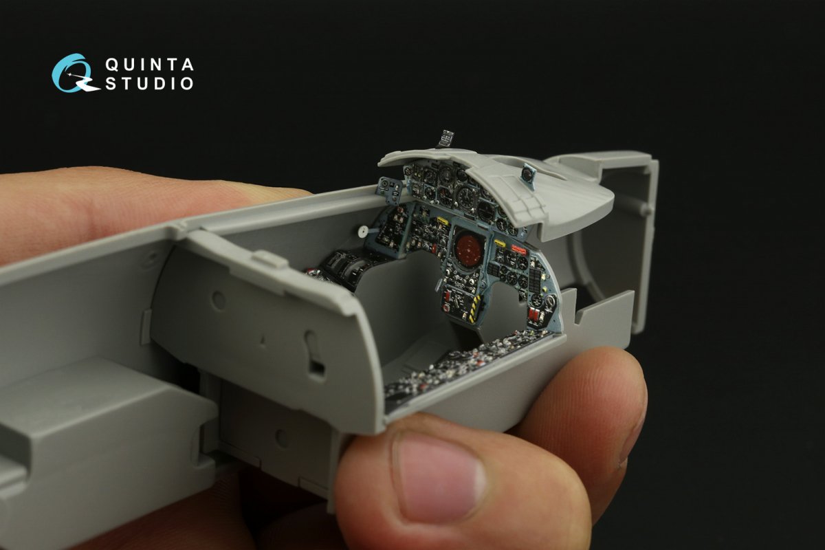 Quinta Studio QDS-32141 F-104G 3D-Printed &amp;amp; coloured Interior on decal paper (Italeri) (small version) 1/32 – zdjęcie 8