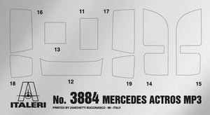 Italeri 3884 Mercedes-Benz Actros MP3 1/24 – Bild 12